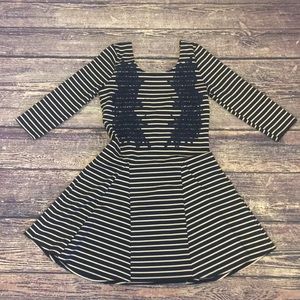 EUC M Free People Nautical & Knotty Dress